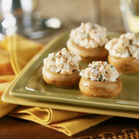 Chicken in Mushroom Caps