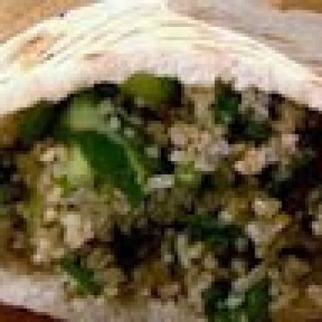 Tabbouleh - Pita Stuffed with Tabbouleh and Feta