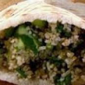Tabbouleh - Pita Stuffed with Tabbouleh and Feta