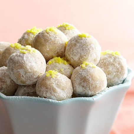 No-Bake Lemon Drop Cookies