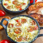 Hot Melted Caprese Dip