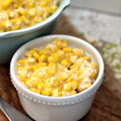 Crock Pot Cheddar Creamed Corn - Julie's Eats & Treats