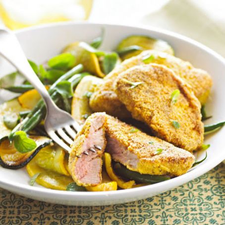 Cornmeal Crusted Pork