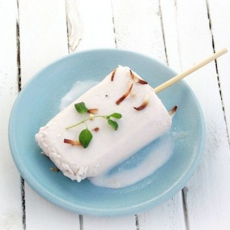 Coconut Milk and Honey Pops