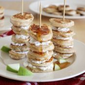 Mini Apple Pie Pancake Kabobs