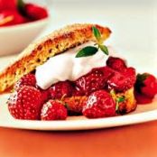 Cardamom Strawberry Shortcake with Cream