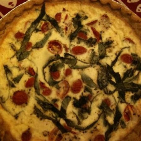 Quiche - Tomato and Goat Cheese