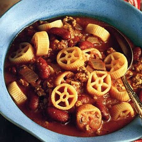 Wagon Wheel Beef Soup