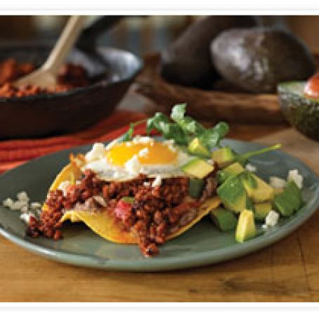Mexican chorizo Huevos Rancheros