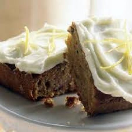 Spice Cake with Orange Cream Cheese Frosting