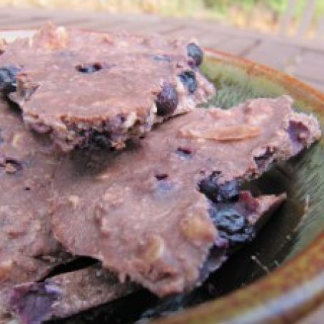 Paleo Coconut Blueberry Bark