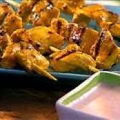 Chicken Grilled Curry Style with Peanut Dipping Sauce