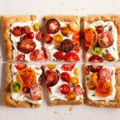 Puff Pastry Heirloom Tomato Tart - Food Network Sept 2014