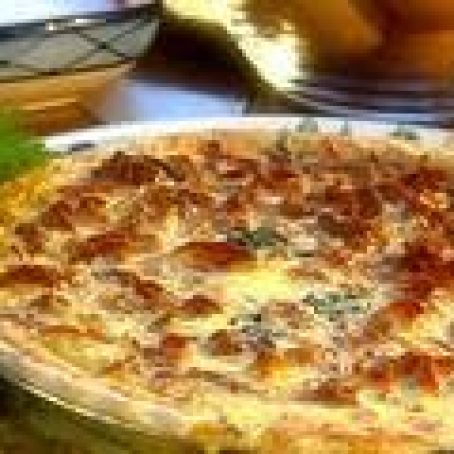 Spinach and Bacon Quiche