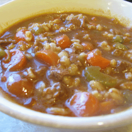 Slow Cooker Beef Barley Stew