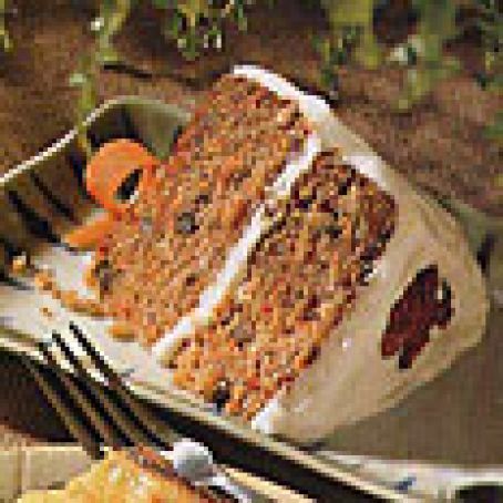 Carrot Cake with Maple Cream Cheese Icing