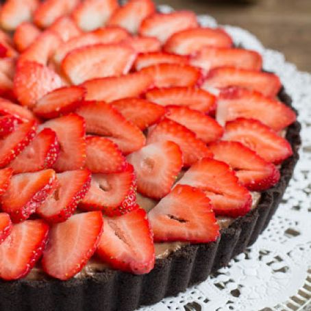 Strawberry Chocolate Tart