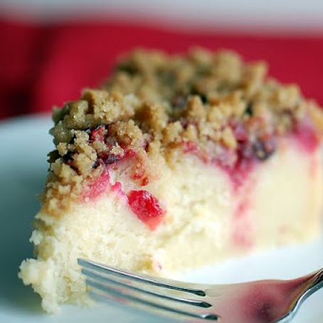 Cranberry Limoncello Crumb Cake