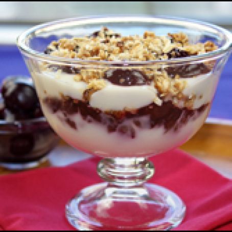 Cherry Cobbler Parfait