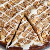 Apple Crisp Cookie Pizza