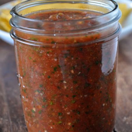 Quick and Easy Blender Salsa