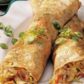 Mou Shu Vegetables with Asian Pancakes