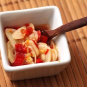 Quick Pickled Chilies and Garlic