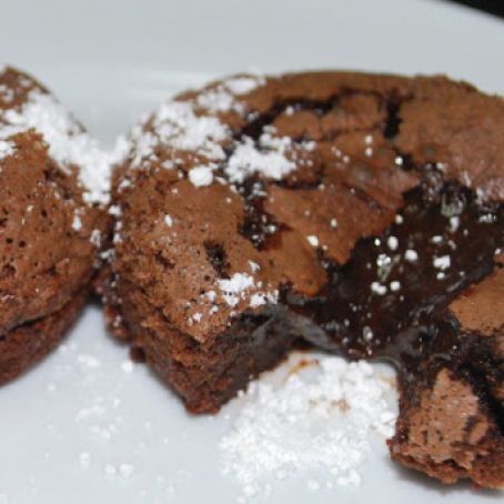 Chocolate Lava Muffins Recipe courtesy Alton Brown