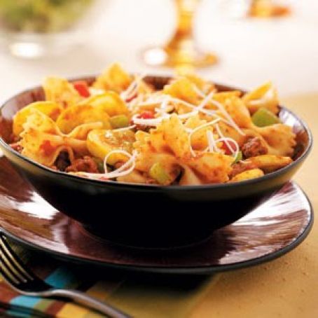 Bow Tie Beef Skillet Recipe