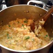 RISOTTO DE CAMARONES CON ALBAHACA, FRANCESA