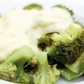 Broccoli with 3 cheese sauce