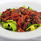 Summer Squash Pasta & Simple Tomato Sauce