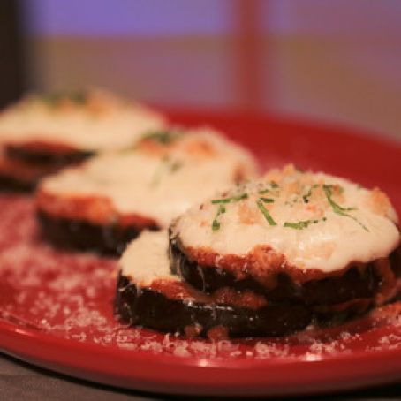 Mario Batali's Eggplant Parm Stacks