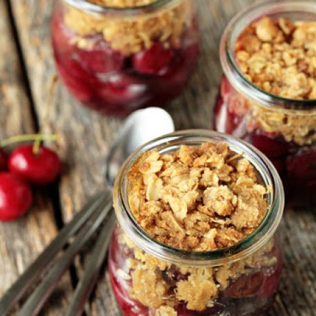 CHERRY CRISP IN A JAR