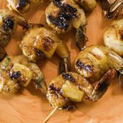 Pineapple Skewered Shrimp