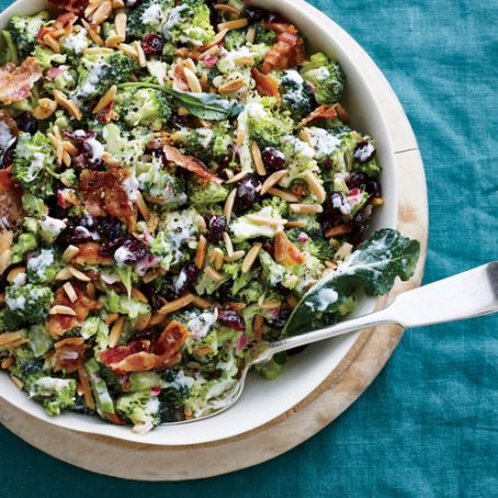 Cranberry-Almond Broccoli Salad
