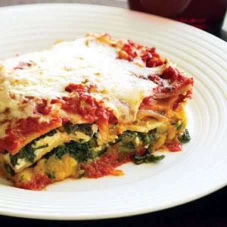 Whole-wheat Lasagna with Butternut Squash and Kale