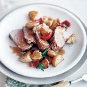 Spicy Pork Tenderloin With Potatoes and Peppers | Real Simple Recipes