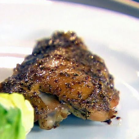 Maple-Mustard Chicken Thighs