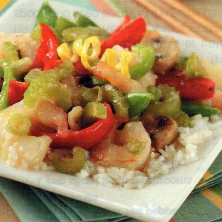 Lemon Shrimp Stir-Fry