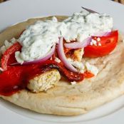 Chicken Souvlaki Gyro