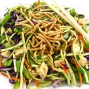 Skinnylightful Asian Chicken Broccoli Slaw Salad