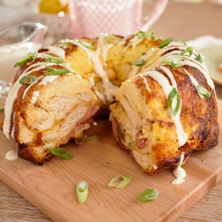 Ham,Egg & Cheese Monkey Bread