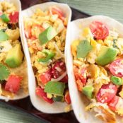 Breakfast Tacos with Diced Avocado