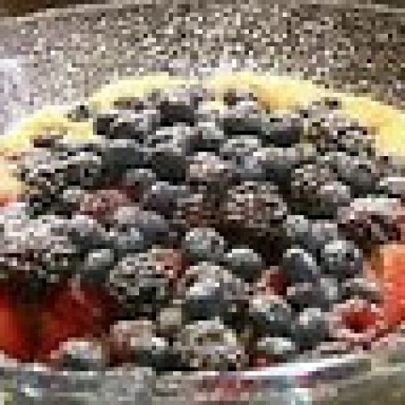 Lemon Sabayon with Fresh Wild Berries