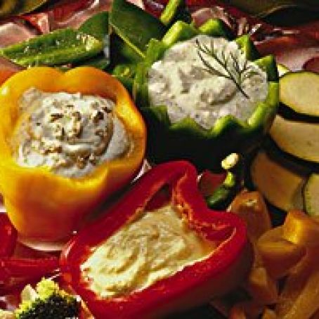Blue Cheese Dip with Vegetables