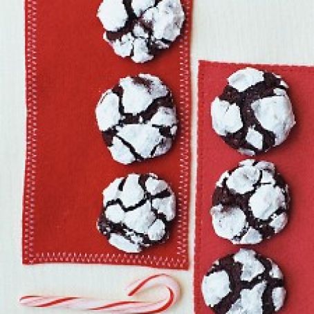 Chocolate-Espresso Crinkle Cookies