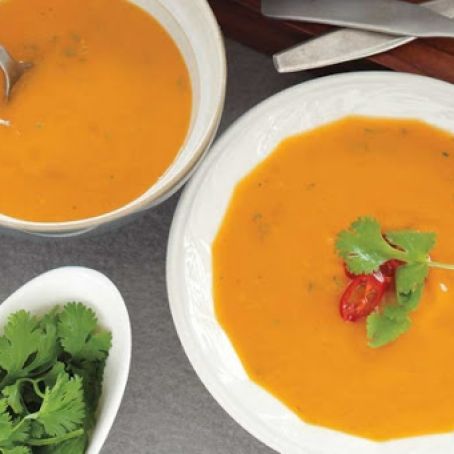 ASIAN-Thai Pumpkin Coconut Soup