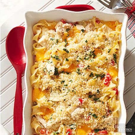 Cheesy Tuna Noodle Casserole