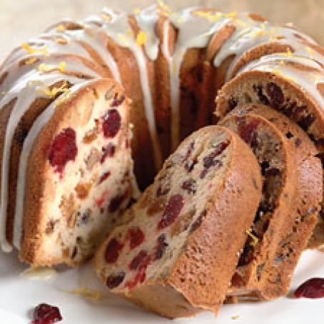 Orange-Cranberry-Nut Fruit Cake